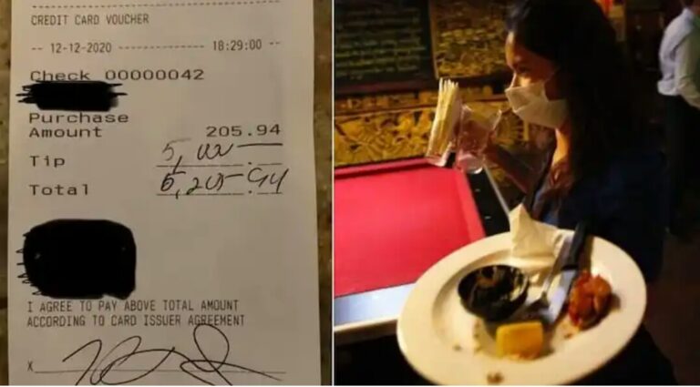வருங்கால செவிலியருக்கு உணவகத்தில் காத்திருந்த சர்ப்ரைஸ்!