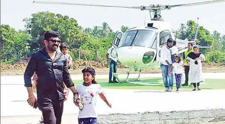 மதுரையில் தனியார் நிறுவனம் சார்பில் ஹெலிகாப்டர் சேவை!