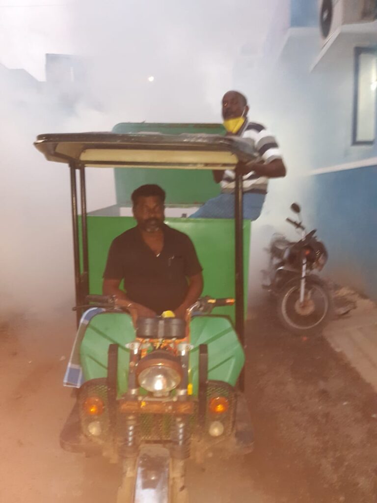 கொசு மருந்து தெளிப்பு..