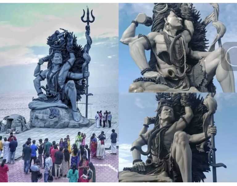 இந்தியாவில் மிக பிரம்மாண்டமான சிவன் சிலை!