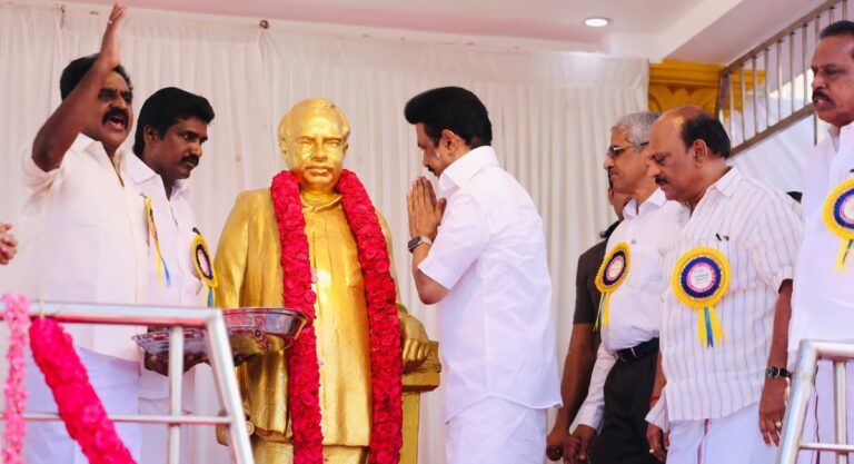 அண்ணா என்று முதலமைச்சர் மு.க.ஸ்டாலின் புகழாரம்