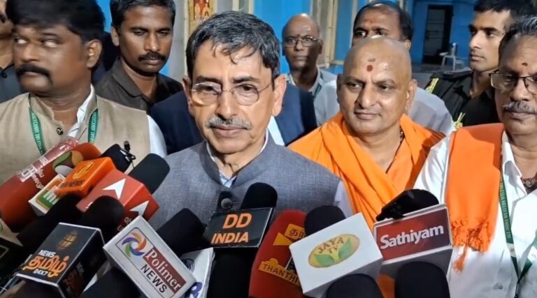 ಮಳೆ ಎಚ್ಚರಿಕೆ – ತಮಿಳುನಾಡು ಸರ್ಕಾರವನ್ನು ರಾಜ್ಯಪಾಲರು ಹೊಗಳಿದ್ದಾರೆ