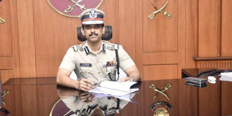 சென்னை பெருநகர காவல் ஆணையாளர் A.அருண்