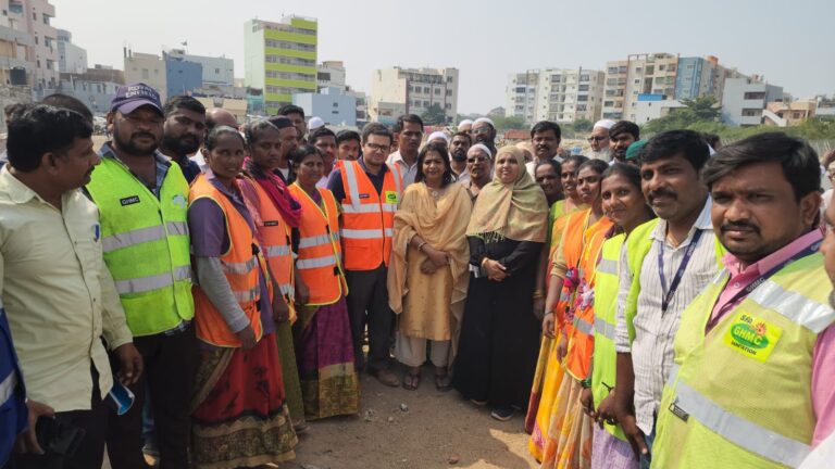 అల్లాపూర్ సర్వే లో మేయర్ గద్వాల విజయలక్ష్మి గారు .